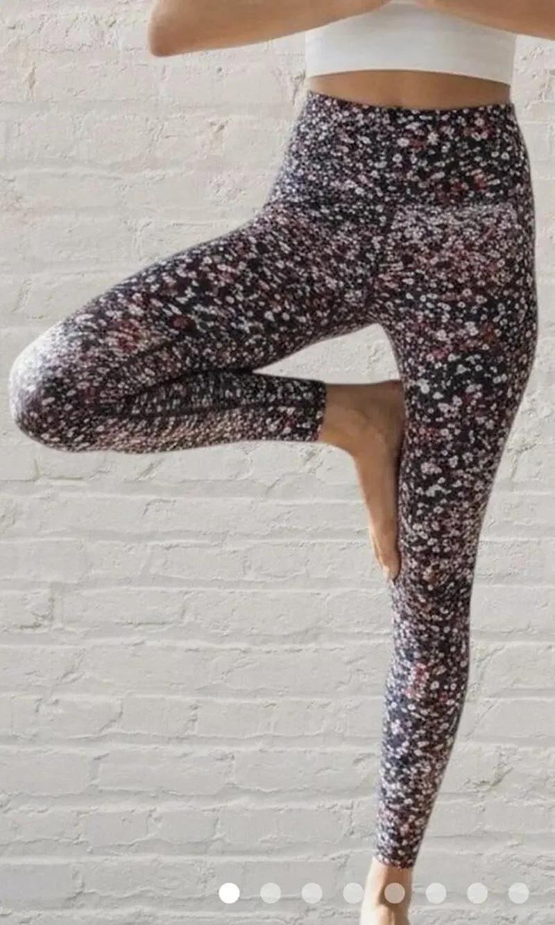 Lululemon Align High-Rise Cropped Leggings - Water Blossom Multi